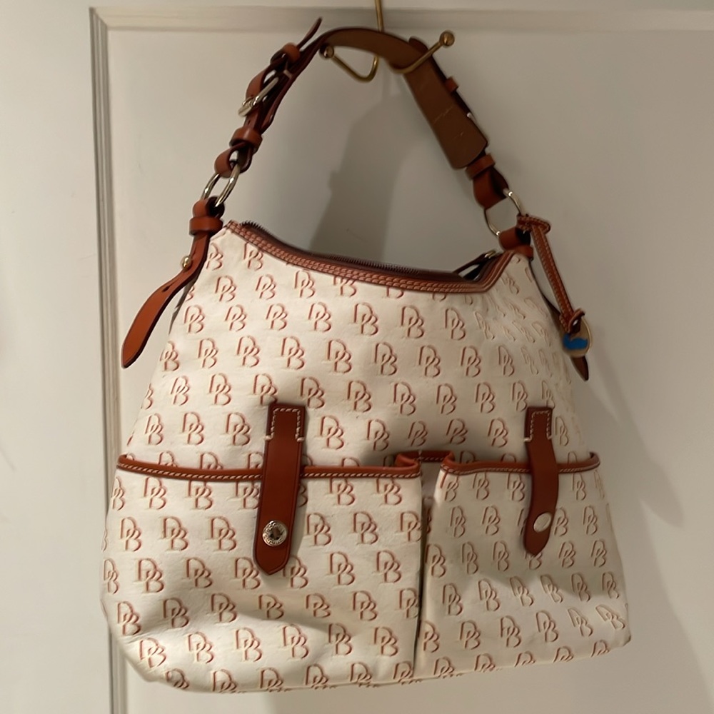 Donney & Burke Lucy shoulder bag canvas & leather db